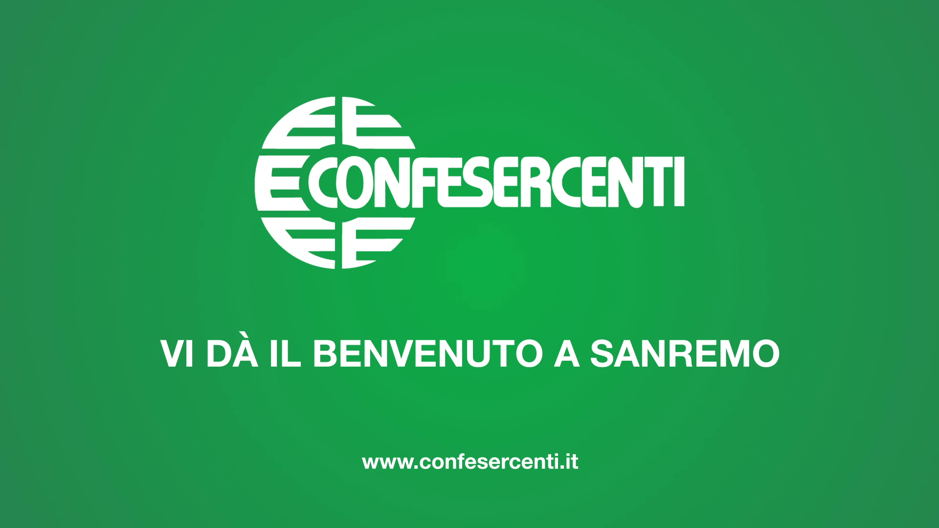 Confesercenti dà il benvenuto a tutti i visitatori del Festival di Sanremo
